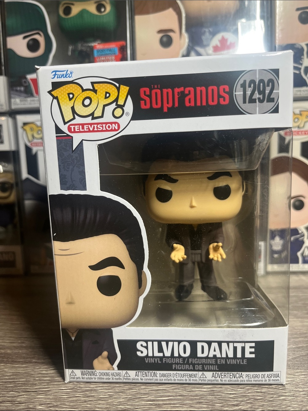 Funko Pop! The Sopranos Silvio Dante Vinyl Figure - Black, Yellow, Tan